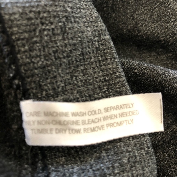 Gray Stretch Capri Leggings with Fleece Inside - Picture 8 of 8